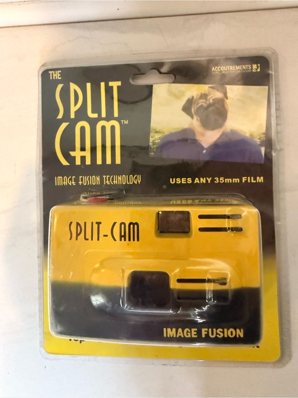 Vintage Split-Cam Image Fusion 35mm Camera - Yellow and Black unopened